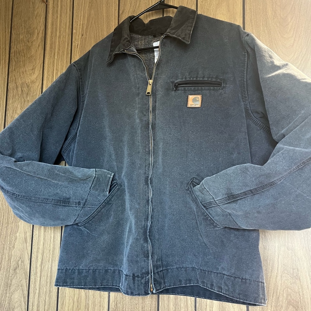 Vintage Carhartt Black Detroit Men’s Jacket Size XL Tall J97